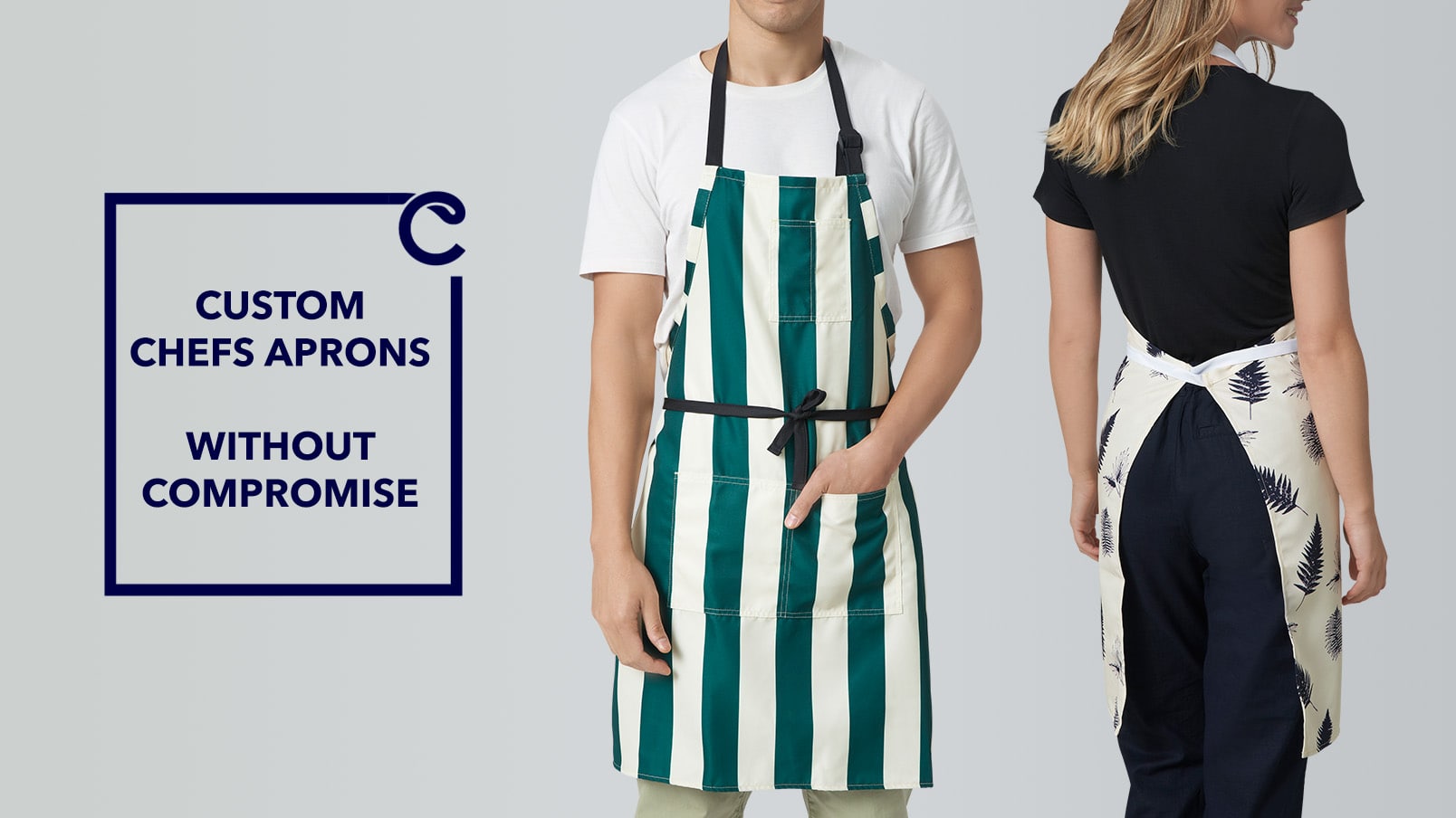 Custom chef online aprons